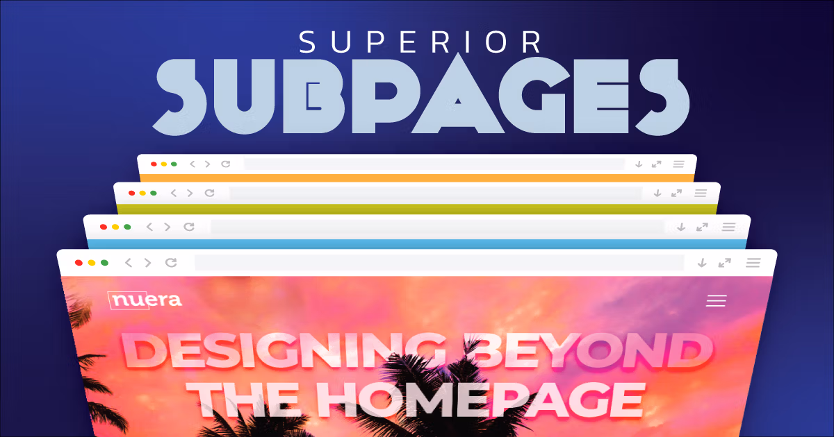 “Superior Subpages: Designing Beyond the Homepage”