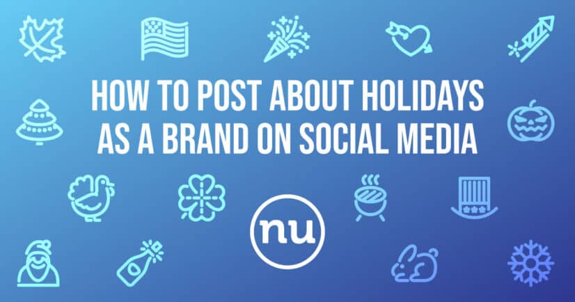post about holidays as a brand on social media