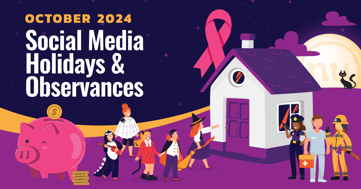 October 2024 Social Media Holidays & Observances Nuera Marketing