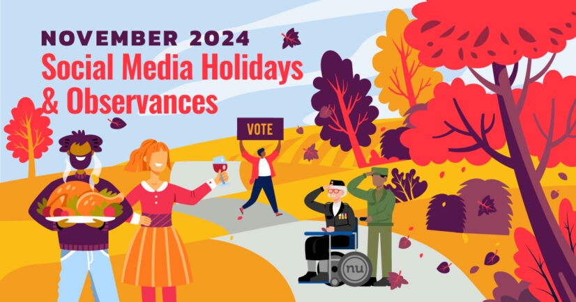 We've done the legwork and compiled a comprehensive list of November 2024 social media holidays and included helpful context for each day (plus a few jokes)!