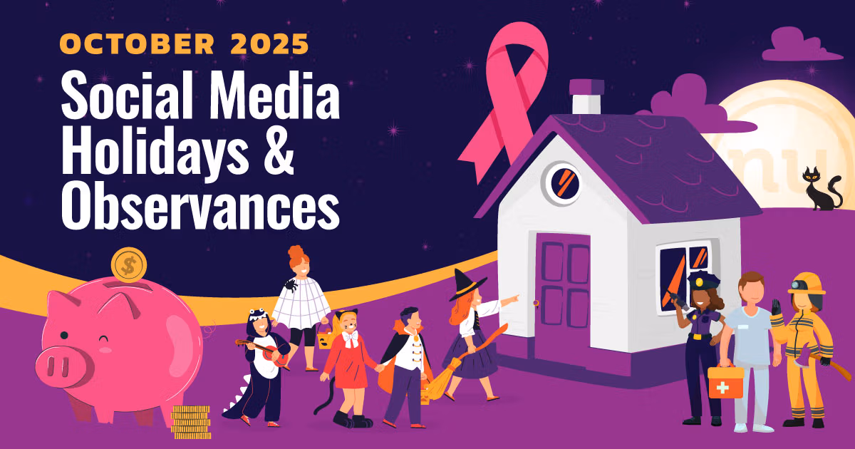 “October 2025 Social Media Holidays & Observances”