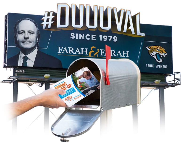 Outdoor, Billboard & Direct Mail Campaign Design | Nuera Marketing, Jacksonville Creative Agency